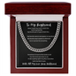 To My Boyfriend | Cuban Link Chain