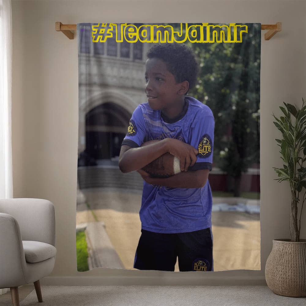 Support Your Kid Sports Blanket