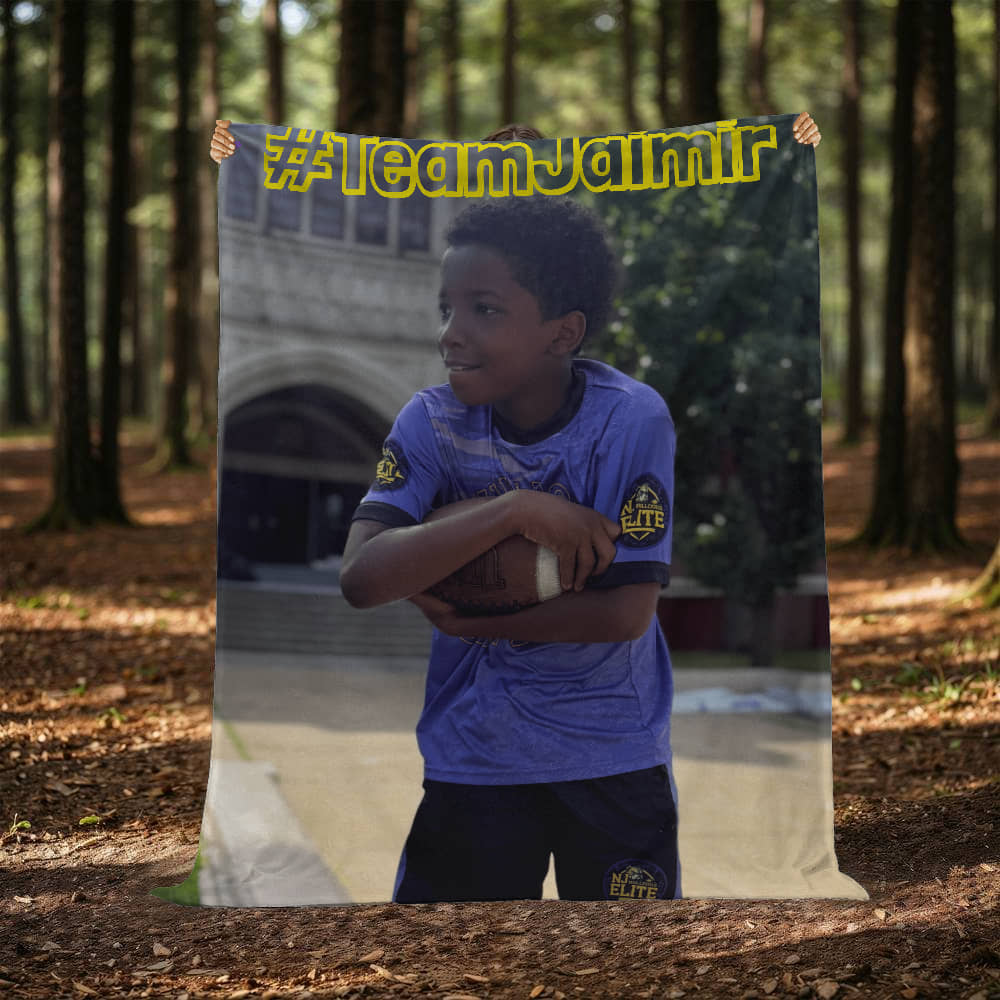 Support Your Kid Sports Blanket
